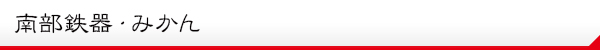 南部鉄器・みかん・説明