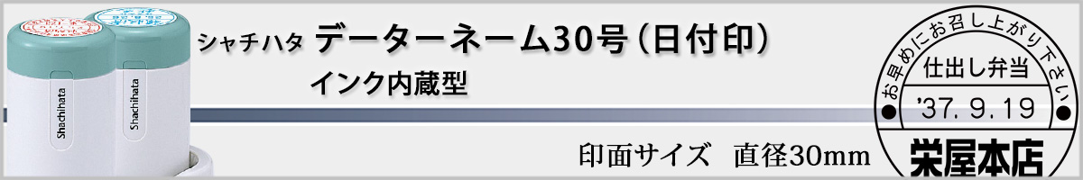 �V���`�n�^�EX�X�^���p�[�E�f�[�^�[�l�[��30mm�i�ʒ��iA�^�C�v�j[Shachihata]